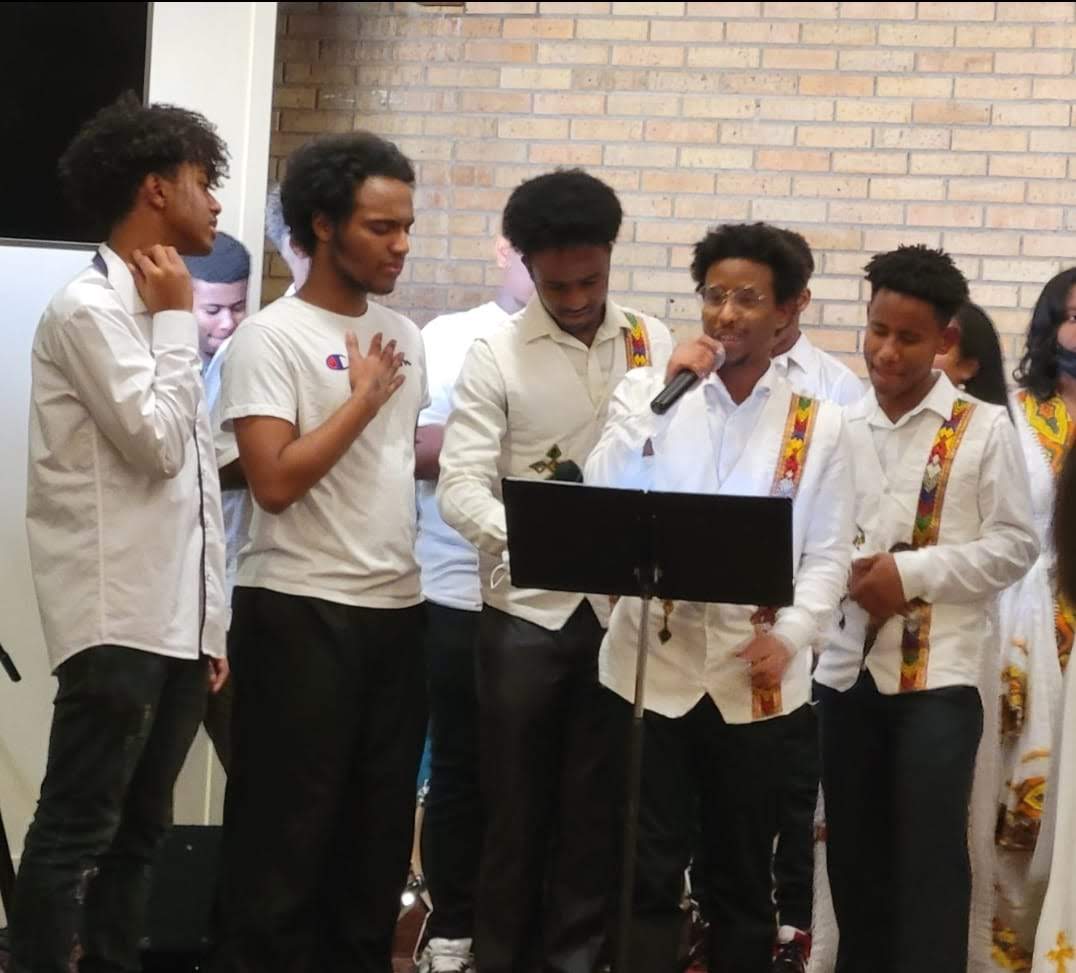 Me and Josh building the studio